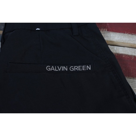 Galvin Green Noah Mens Golf Black 30x30 Breathable Performance Trousers Pants - Picture 5 of 12